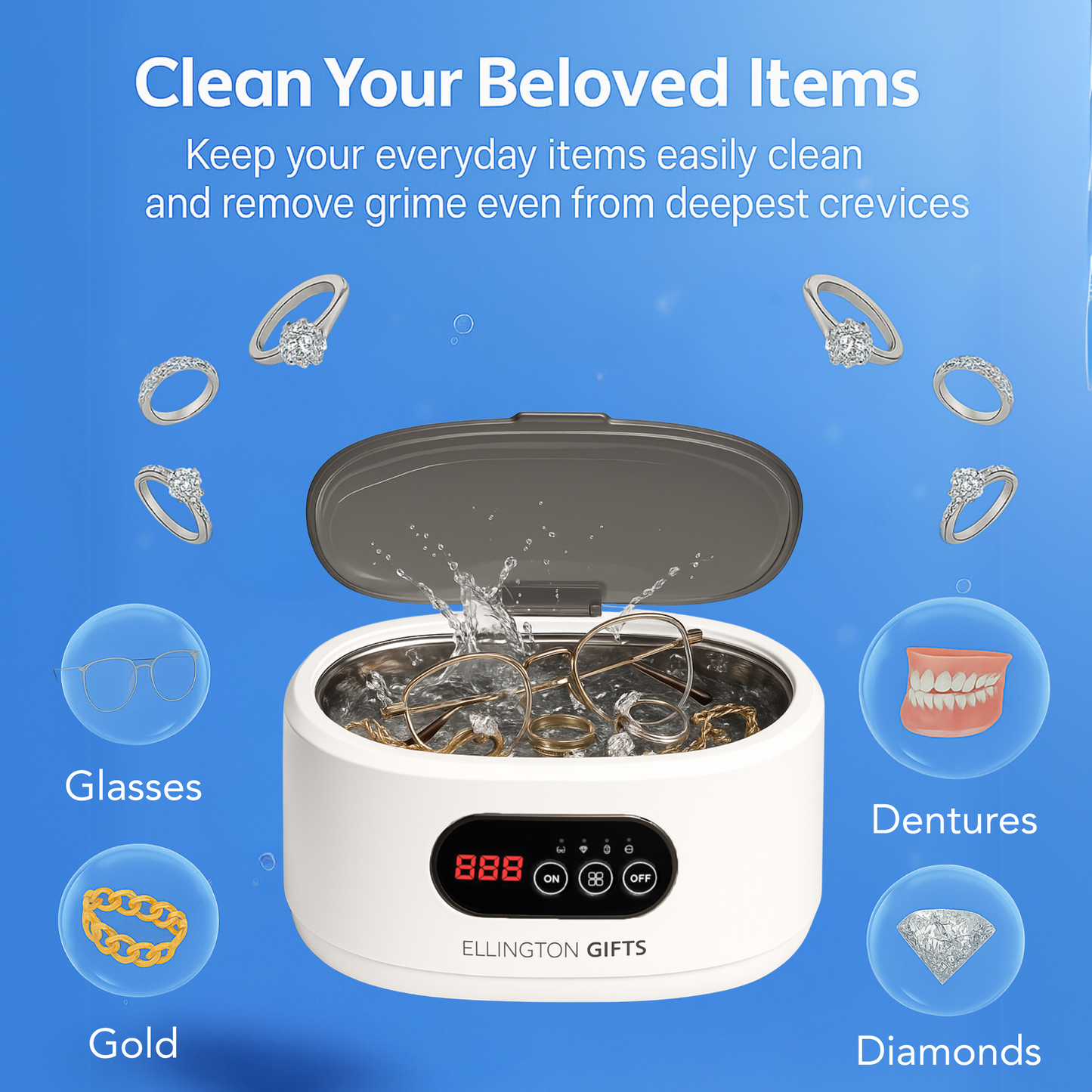 Extra Large Ultrasonic Cleaner 48,000 Hz