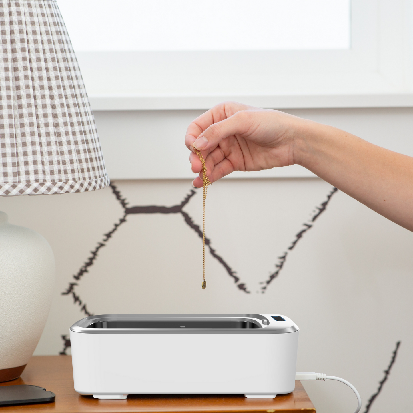 Nettoyeur à ultrasons avancé pour bijoux, prothèses dentaires et lunettes